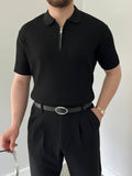 Поло на замочку у чорному кольорі "Polo"