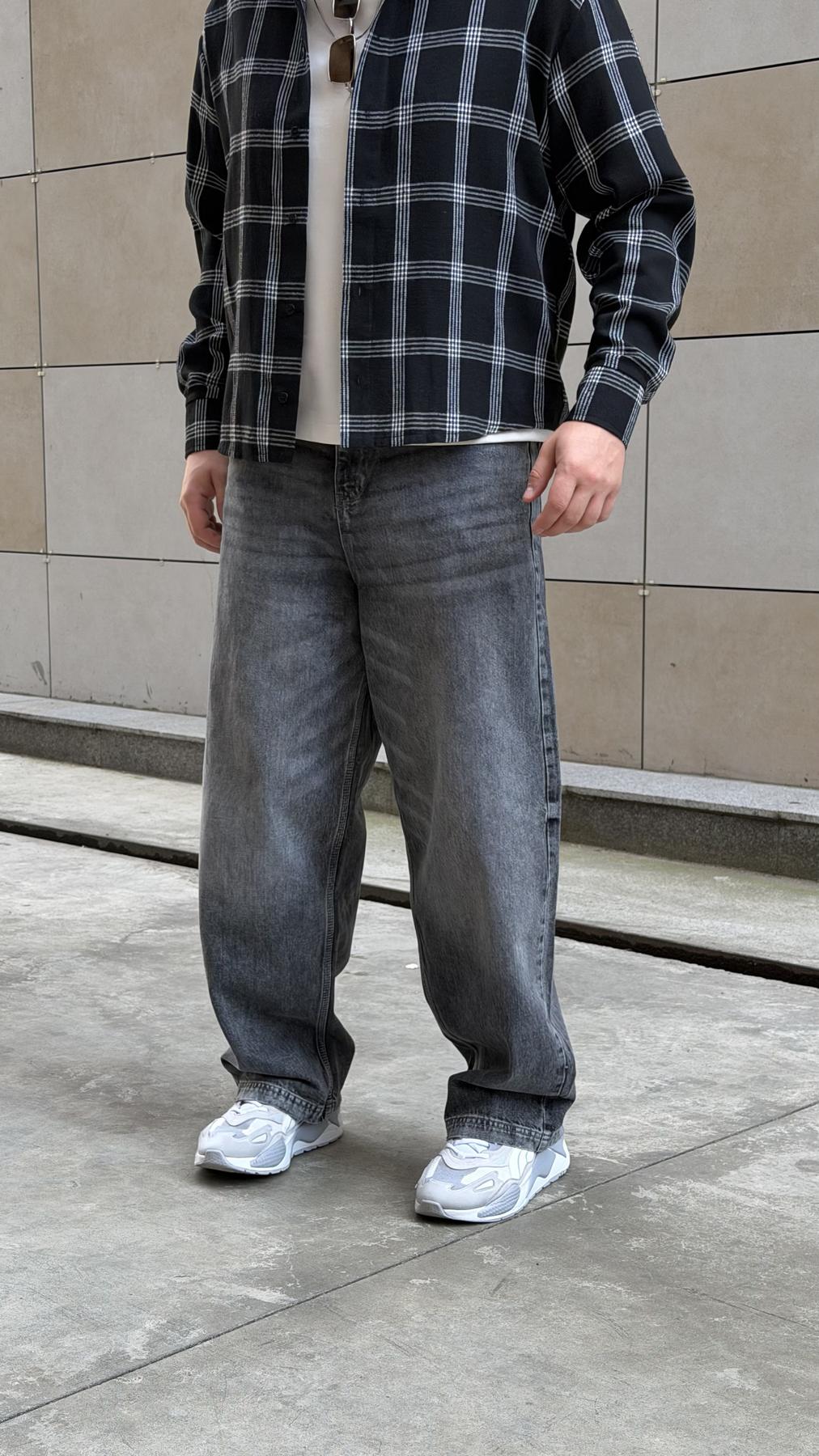 Джинси BAGGY cірі