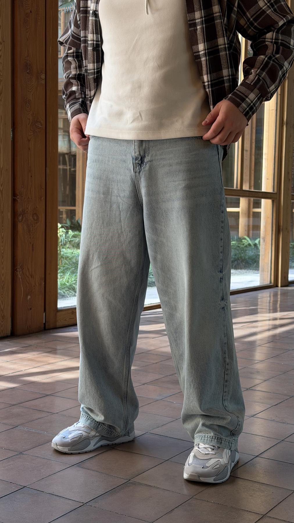 Джинси BAGGY блакитні