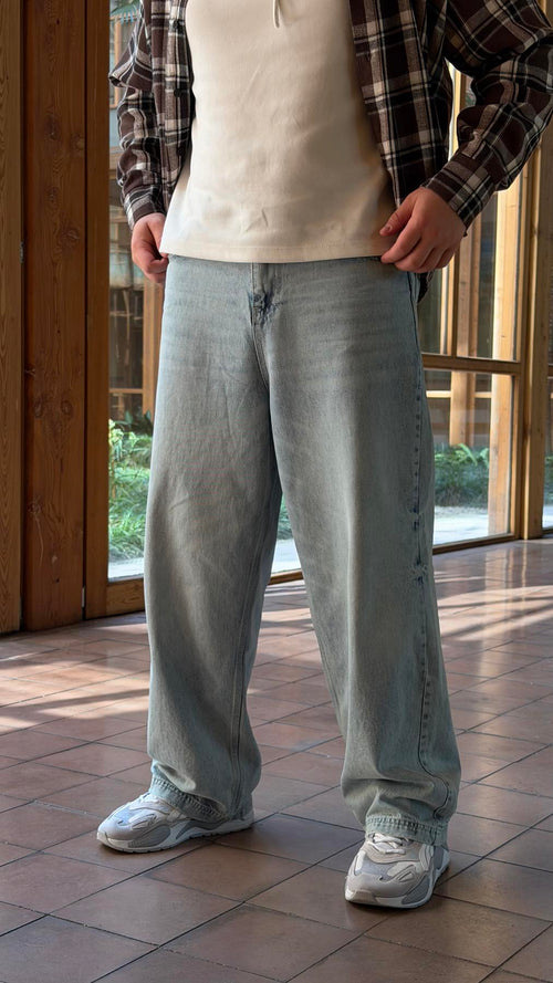 Джинси BAGGY блакитні