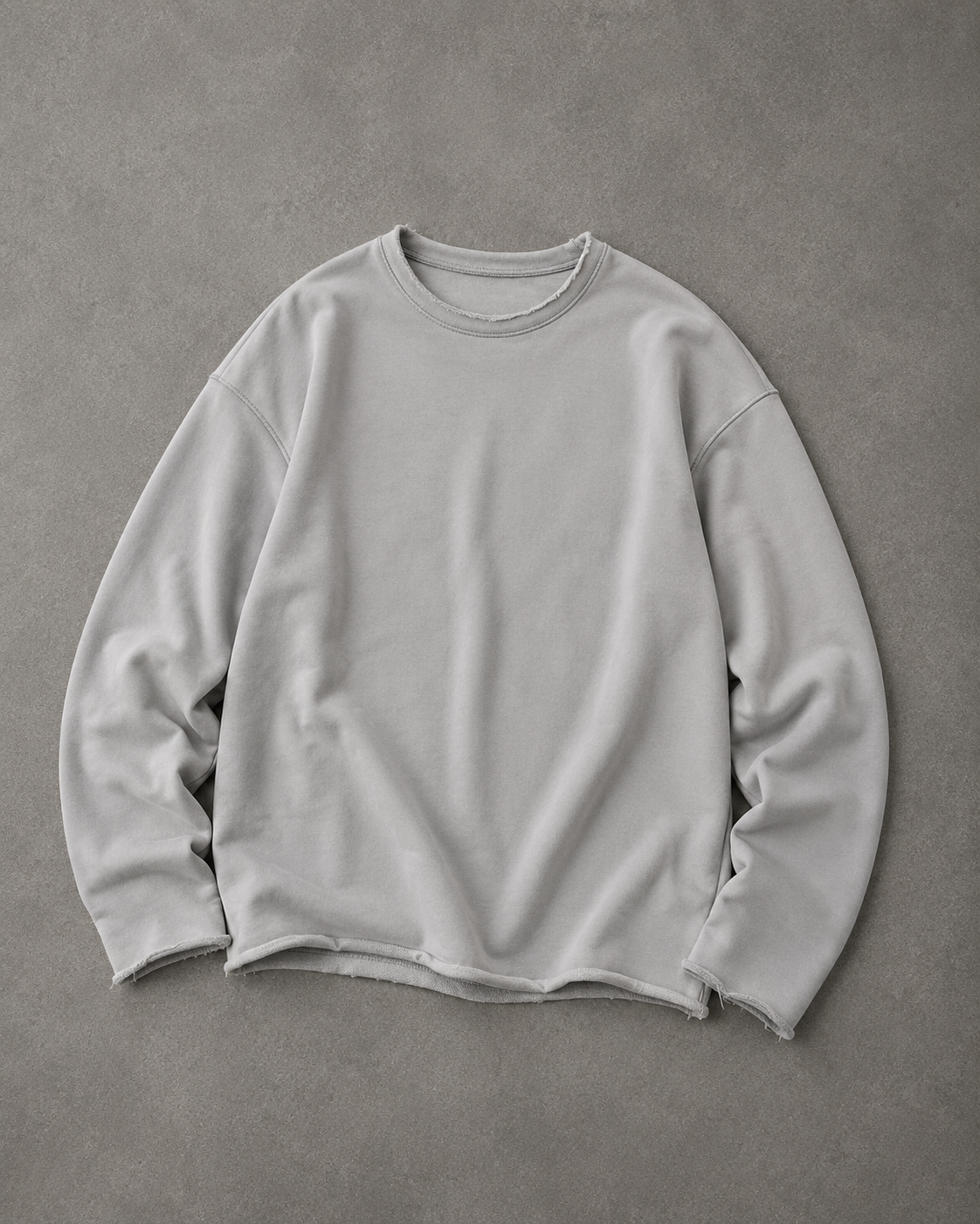 Лонгслів casual у сірому кольорі