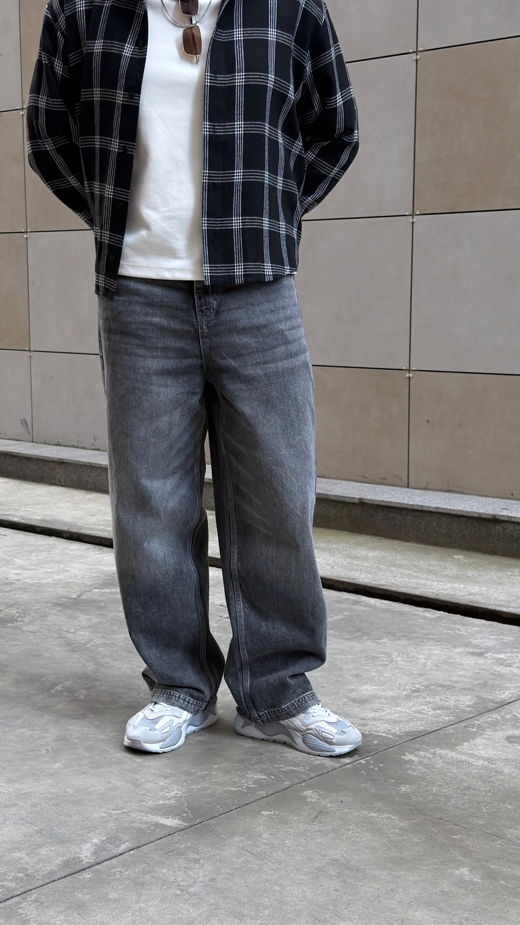 Джинси BAGGY cірі