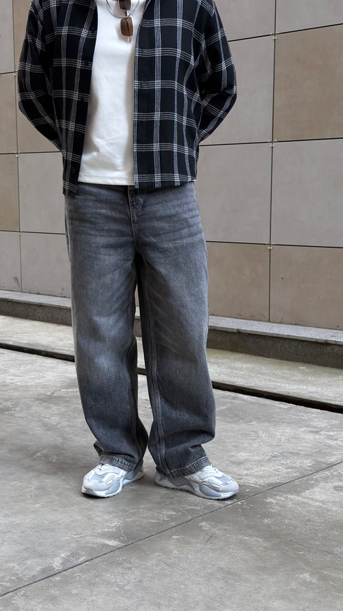 Джинси BAGGY cірі