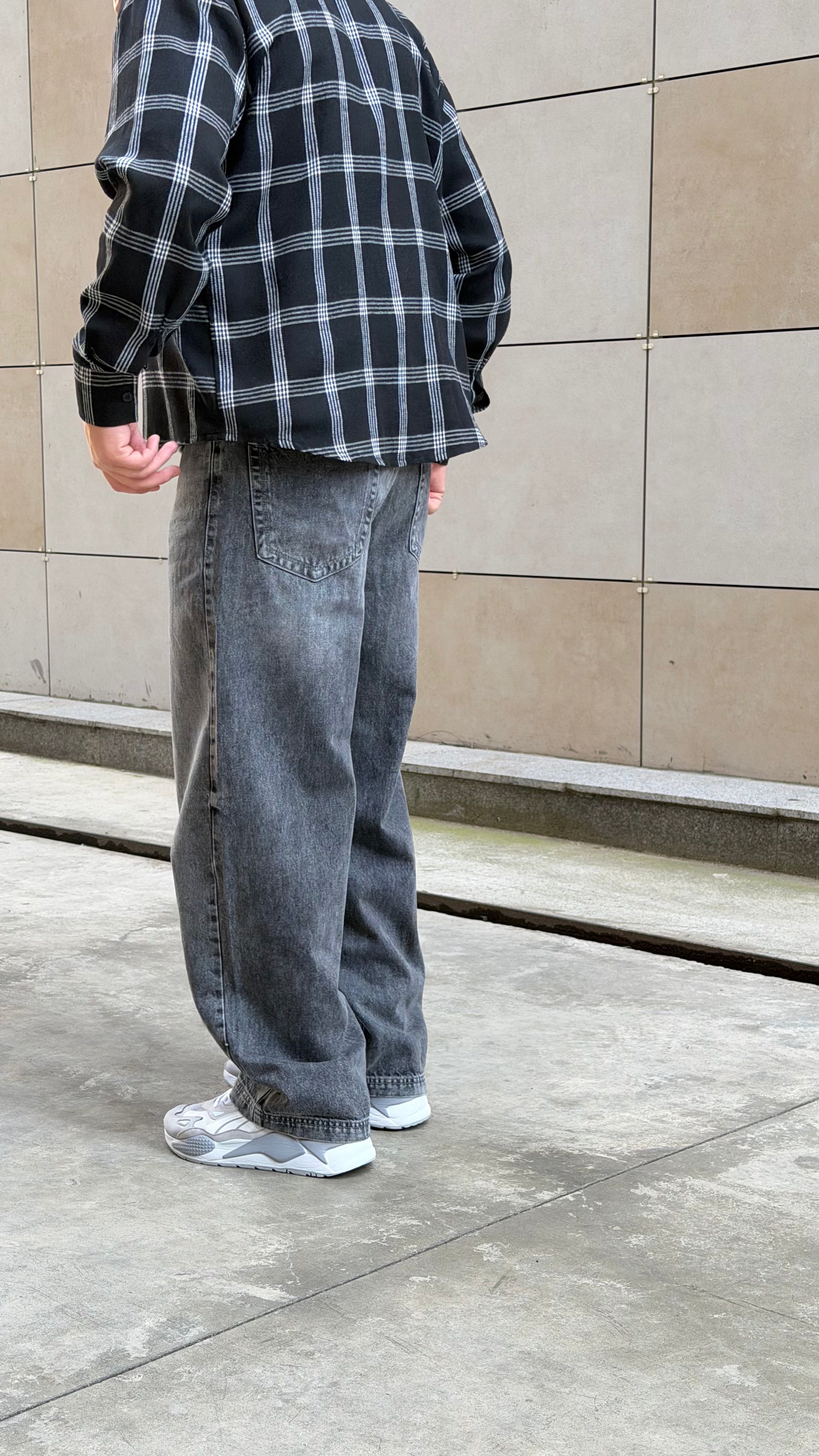 Джинси BAGGY cірі