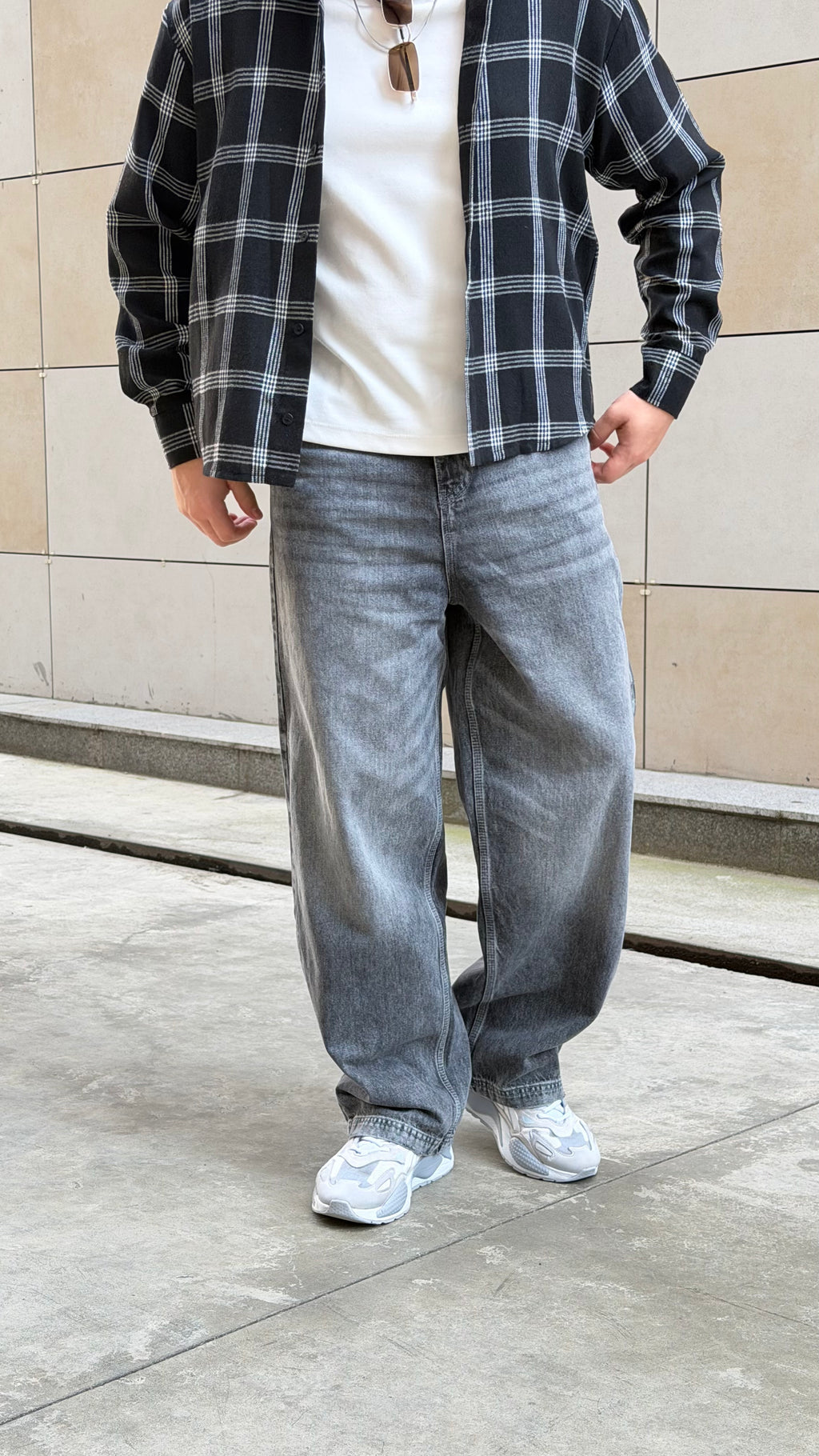 Джинси BAGGY cірі