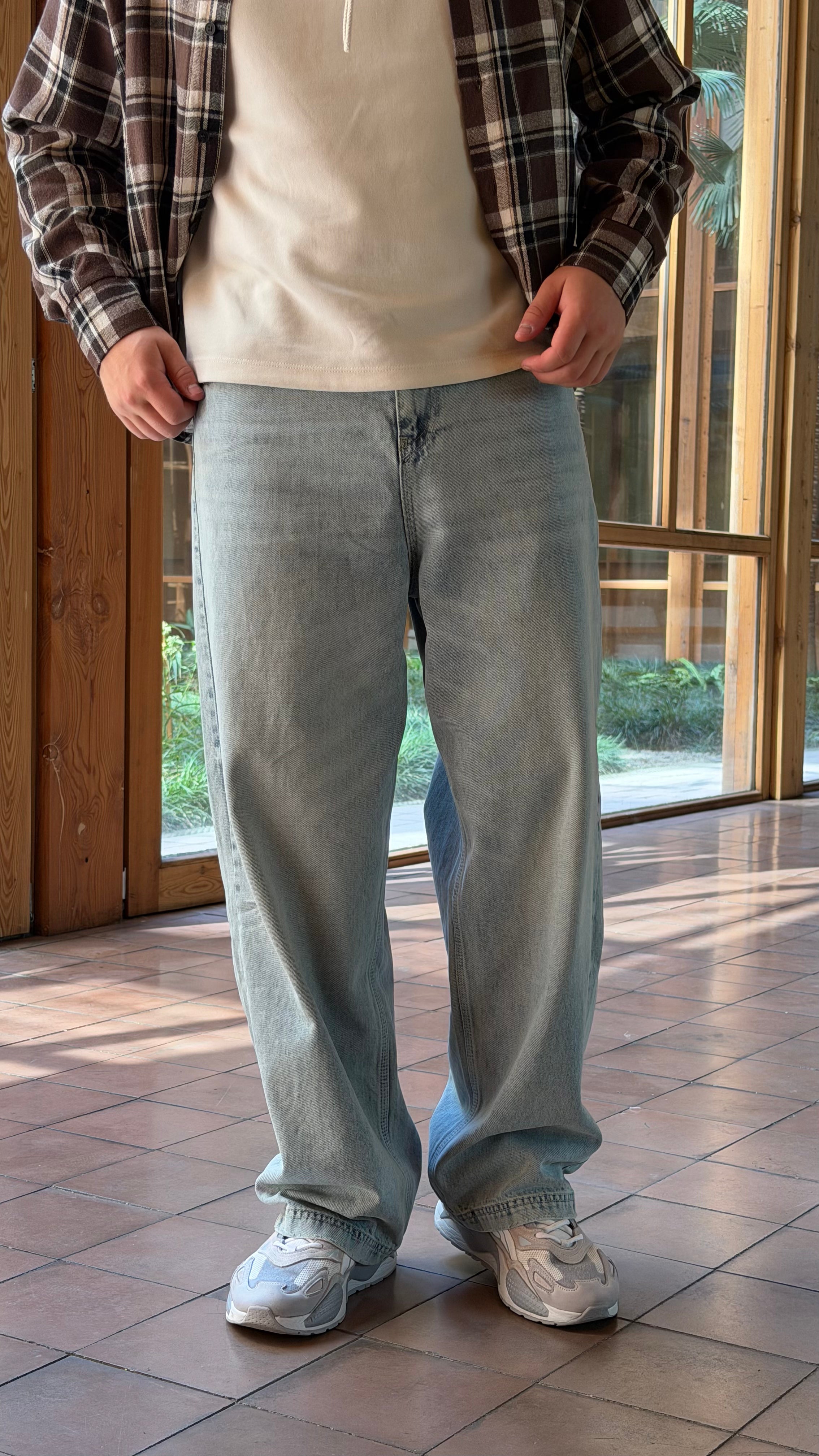Джинси BAGGY блакитні