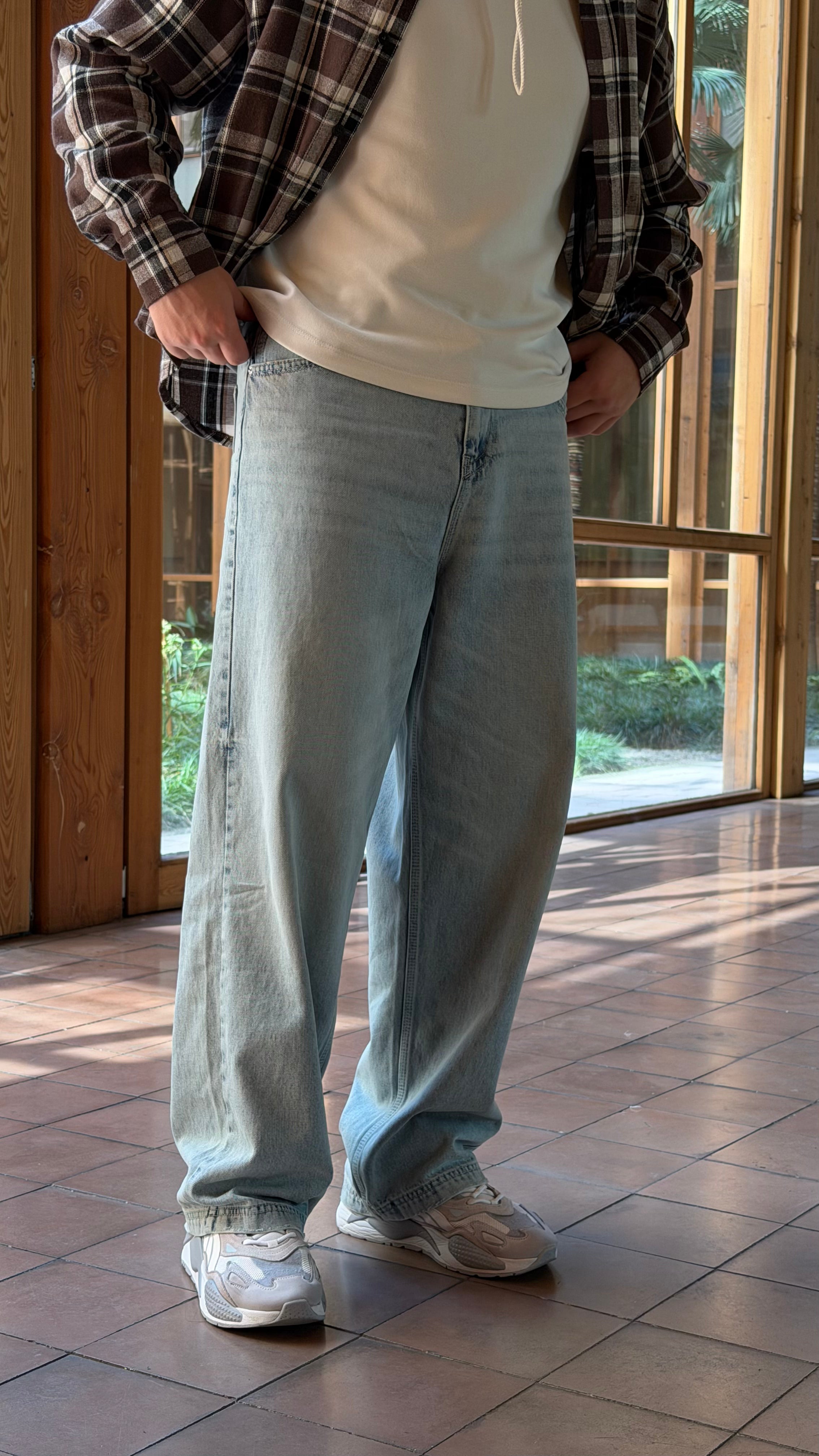 Джинси BAGGY блакитні