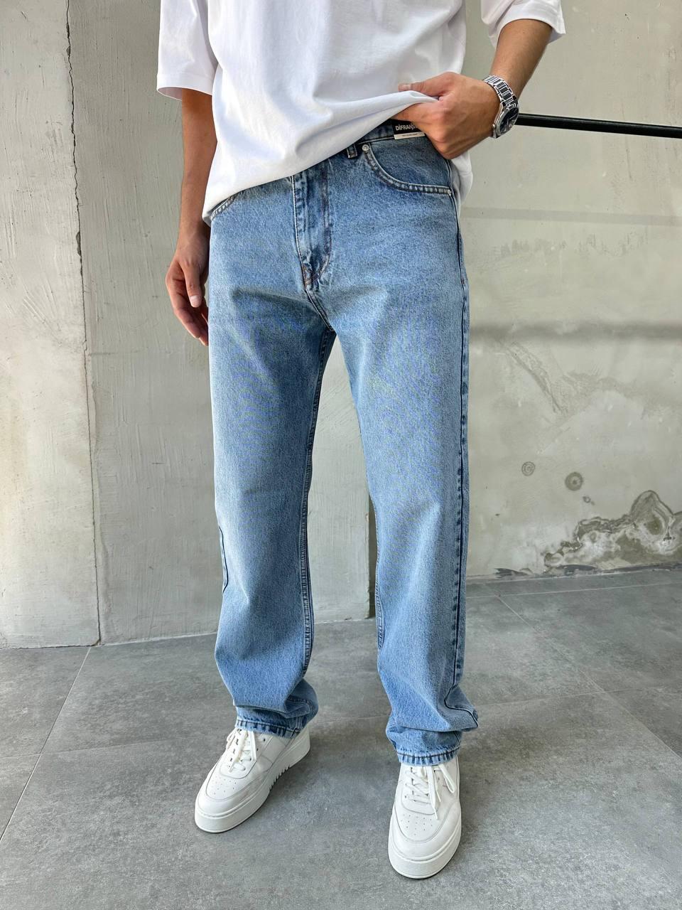 Джинси baggy у блакинтому кольорі